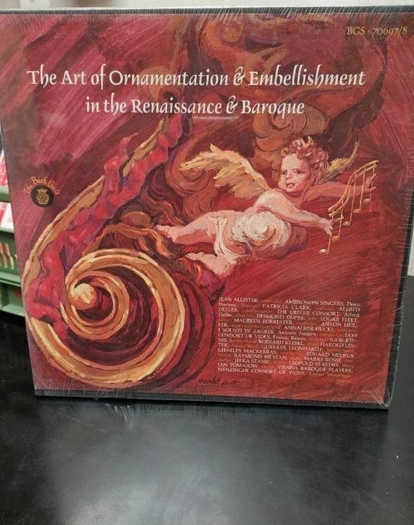Coffret 2 vinyles The art of Renaissance and Baroque ornementation and embellishment