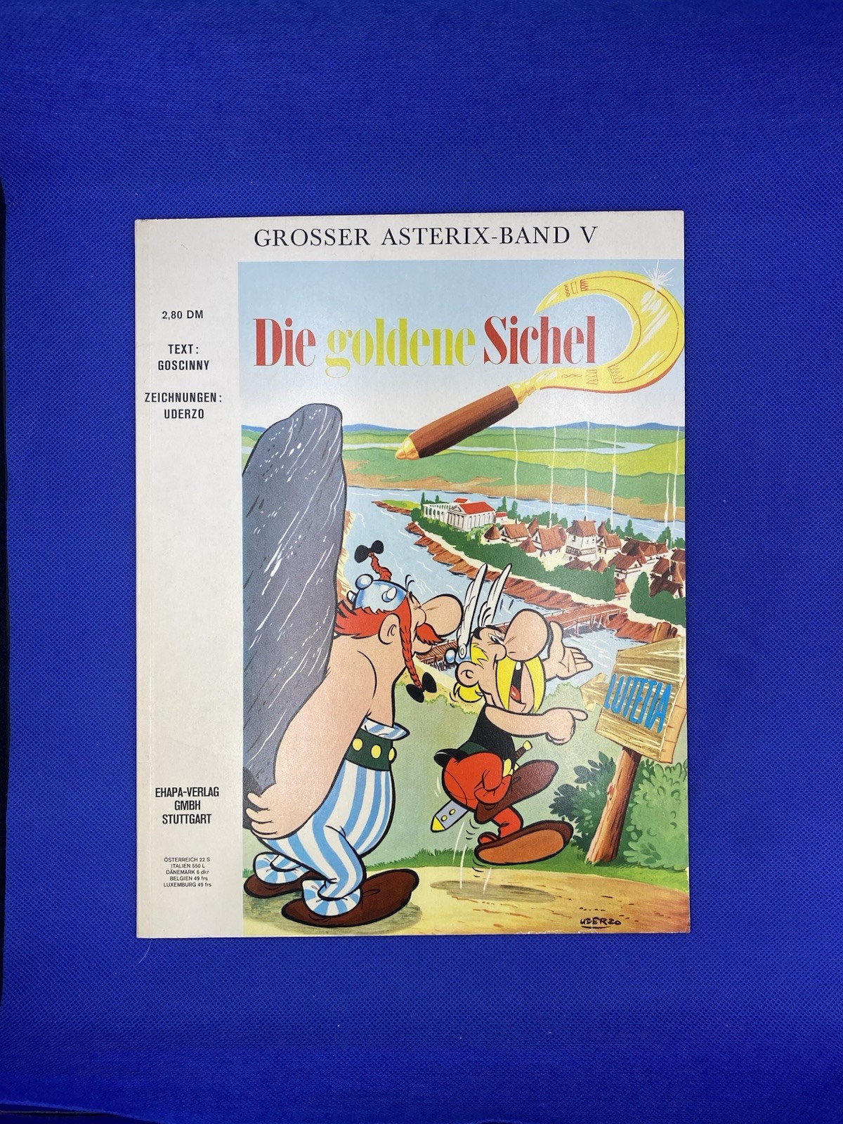 Asterix n.5 (V) - Falce Dorata - SC 1° Edizione 1a (Senza Nuvola)
