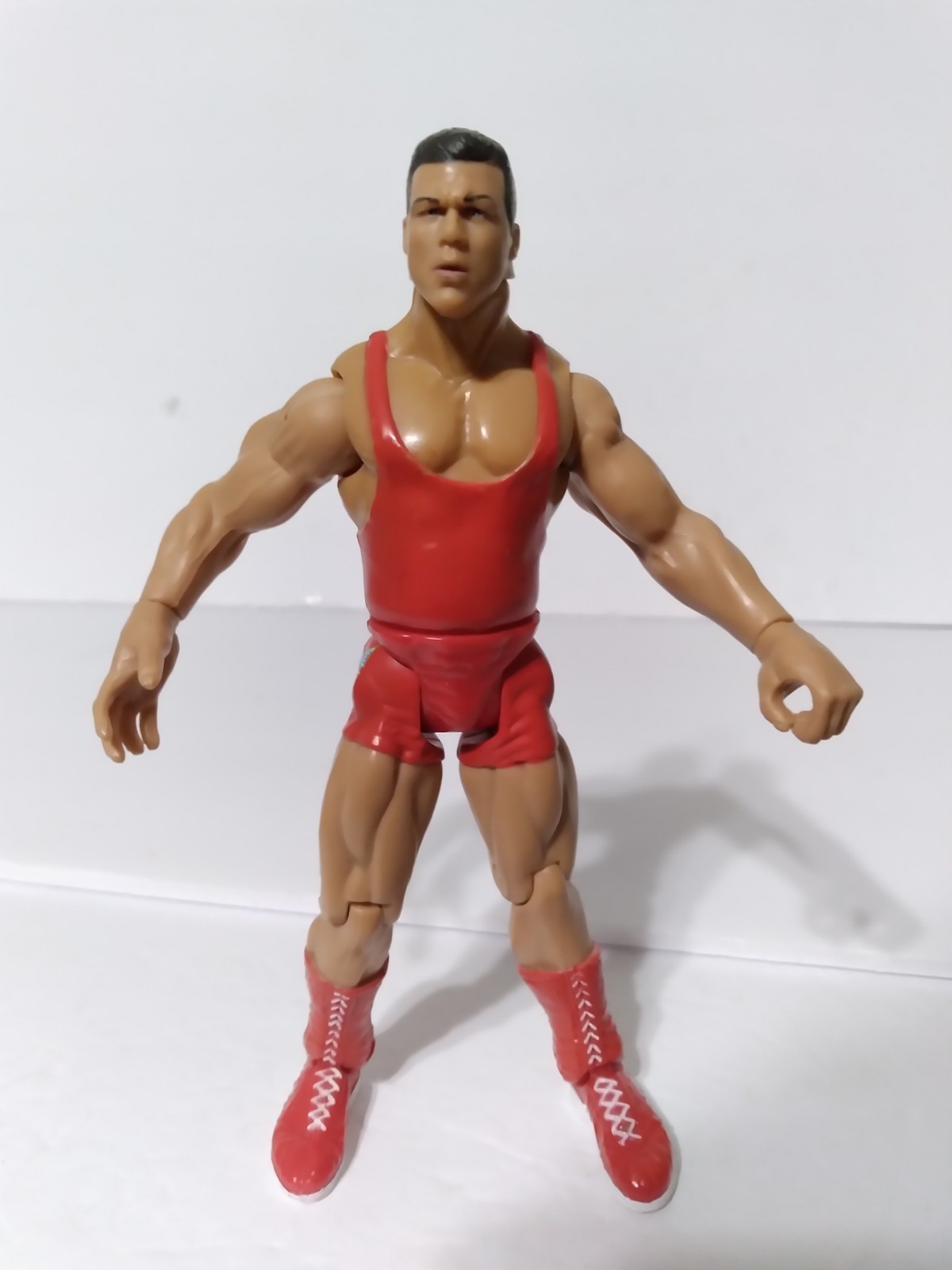 WWF Jakks Exclusive Kurt Angle Wrestlemania 17 Figure King Kurt Promo KB Toys