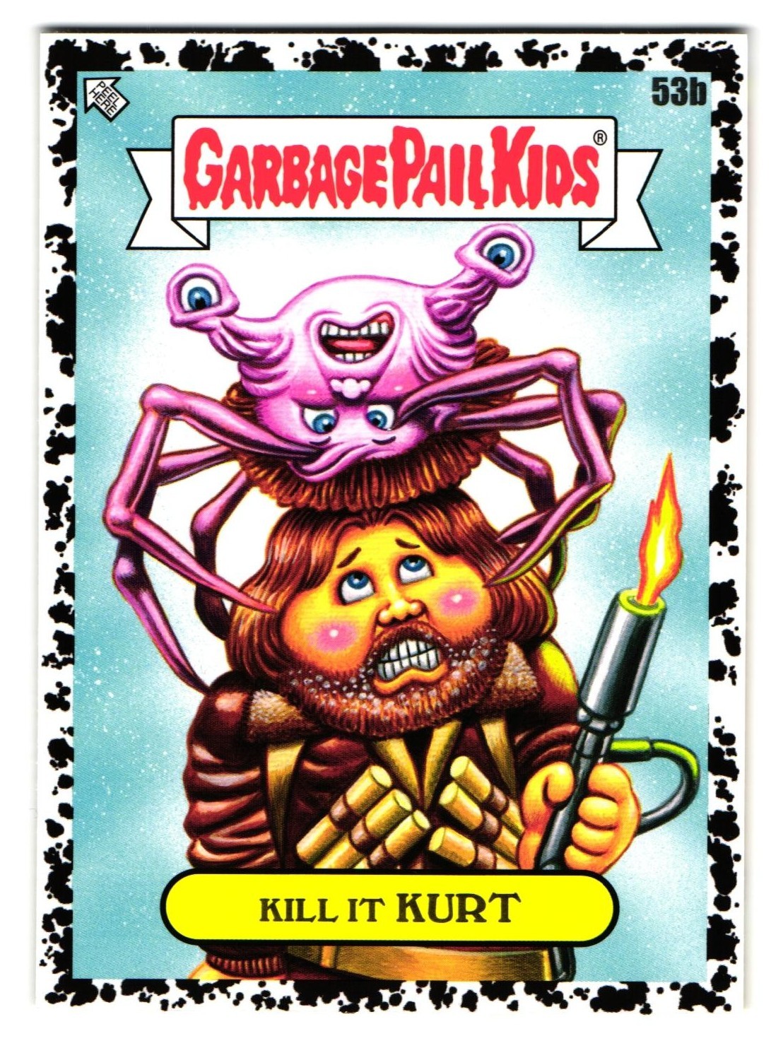 The Thing Kill It KURT Garbage Pail Kids 2023 InterGoolactic Mayhem Black #53b
