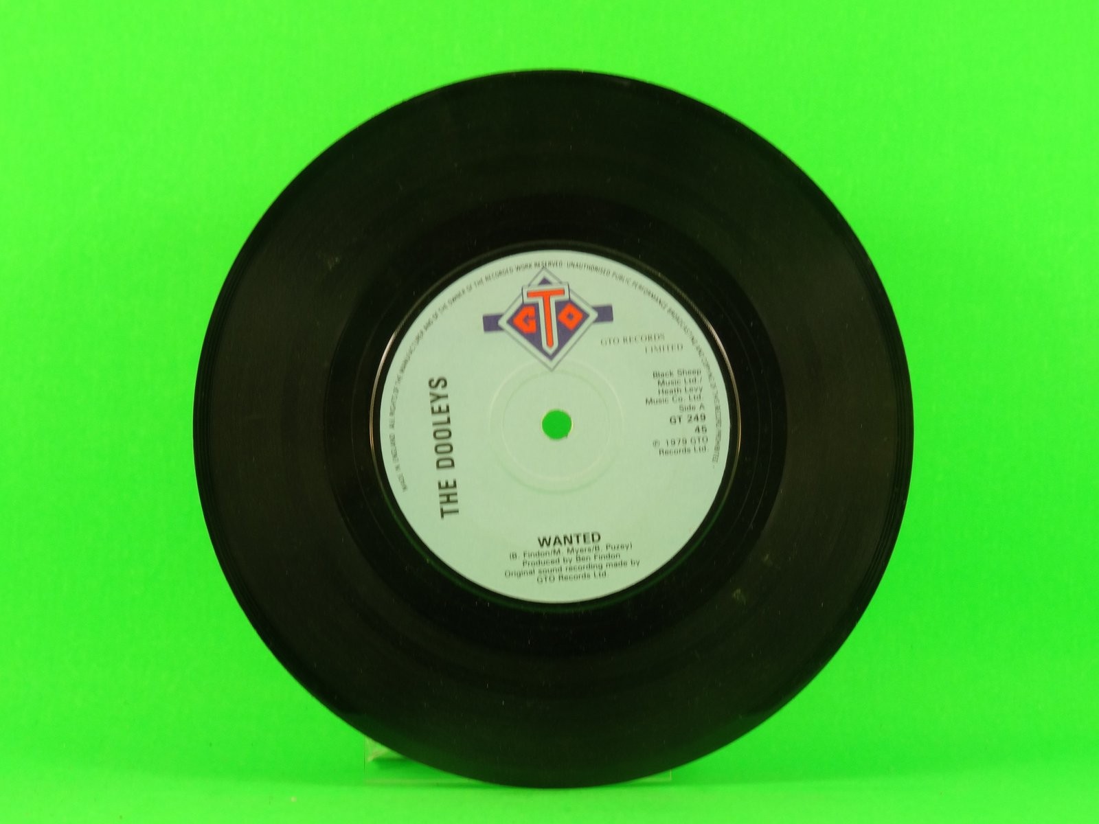 DOOLEYS WANTED (plain sleeve) (3) (137) 7" GTO