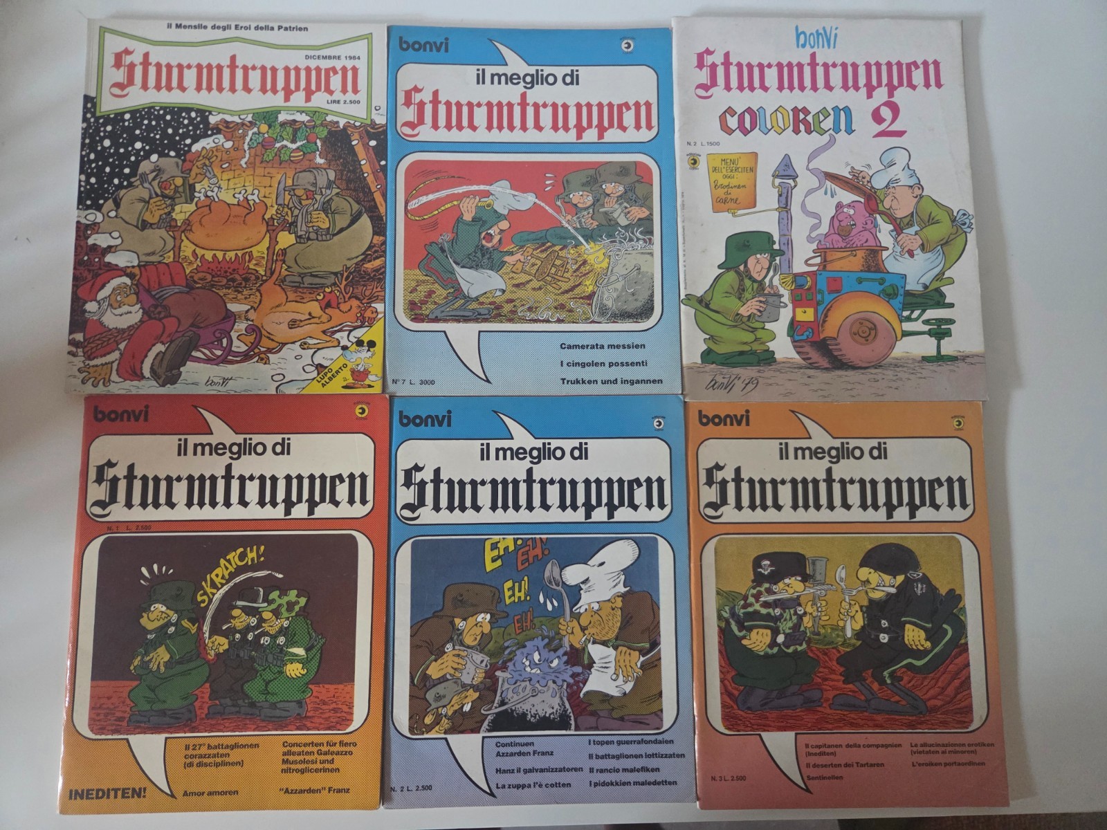 Lotto Sturmtruppen (6 albi, Bonvi)