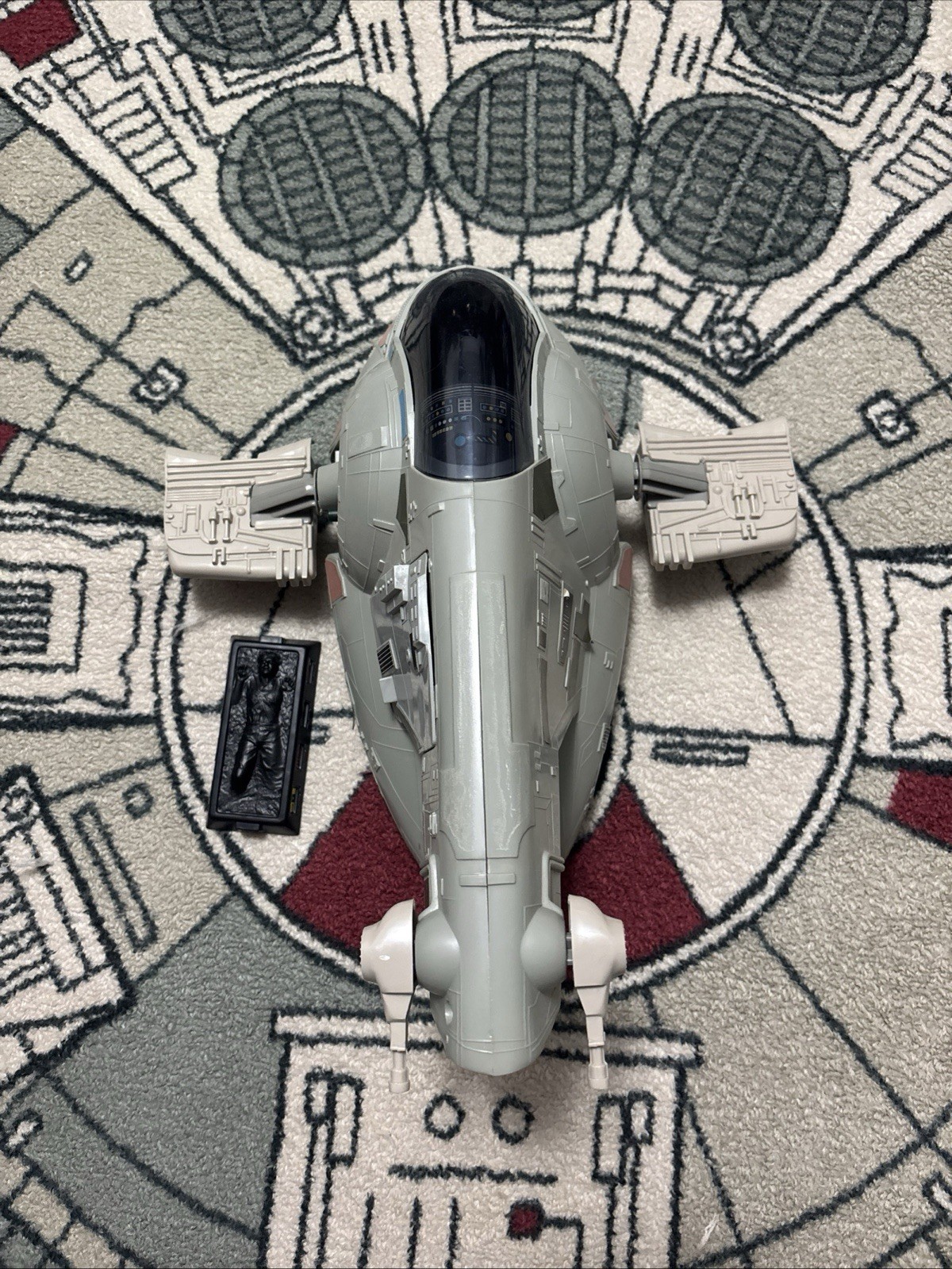 Star Wars Vintage Kenner 1981 ESB Slave 1 Used, Missing Some Decals