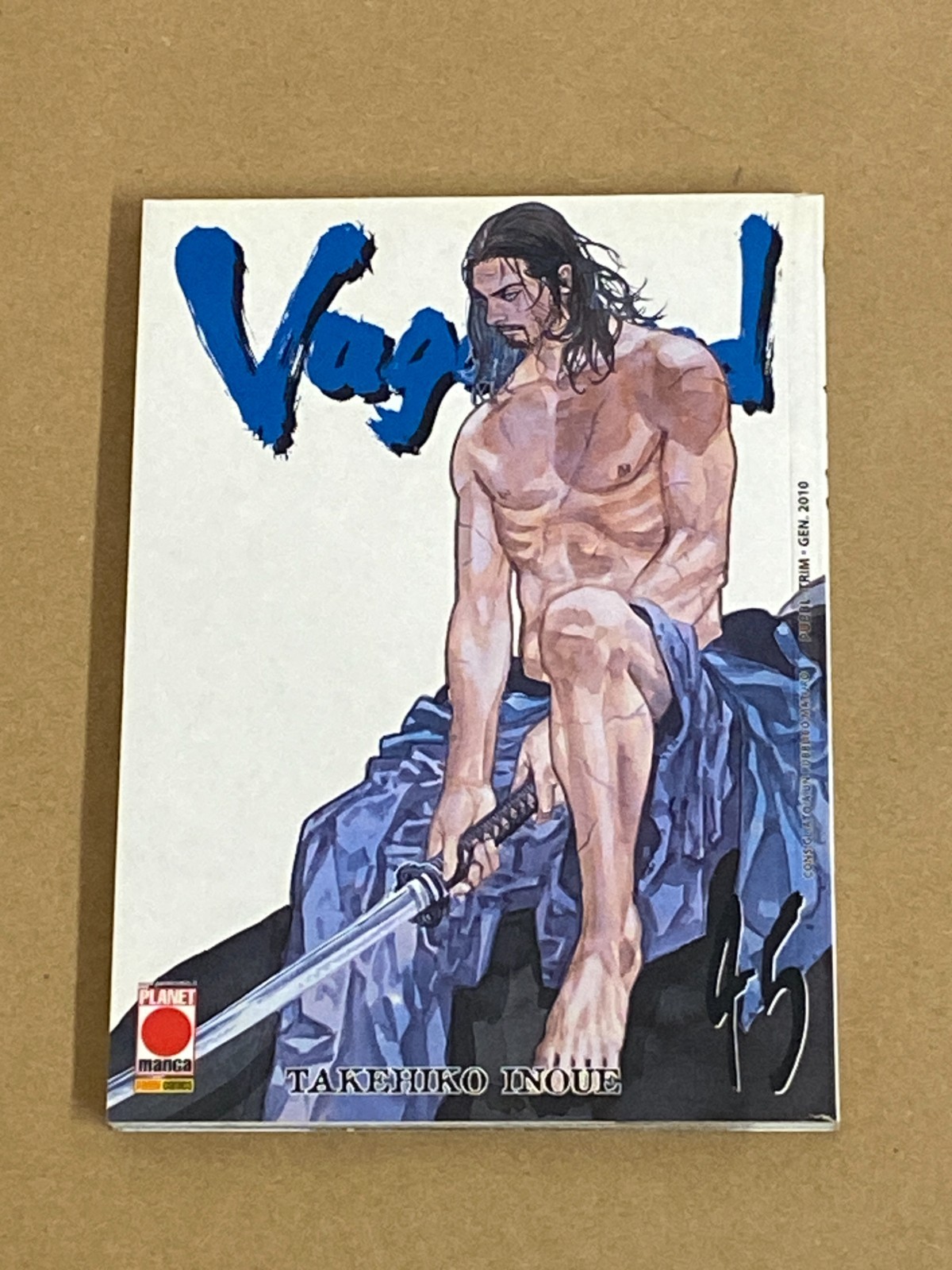 VAGABOND 45 PRIMA EDIZIONE, Panini Comics (2009) ESAURITO.