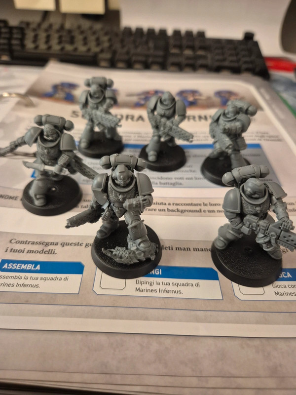 Squadra infernus space marine 6 pz