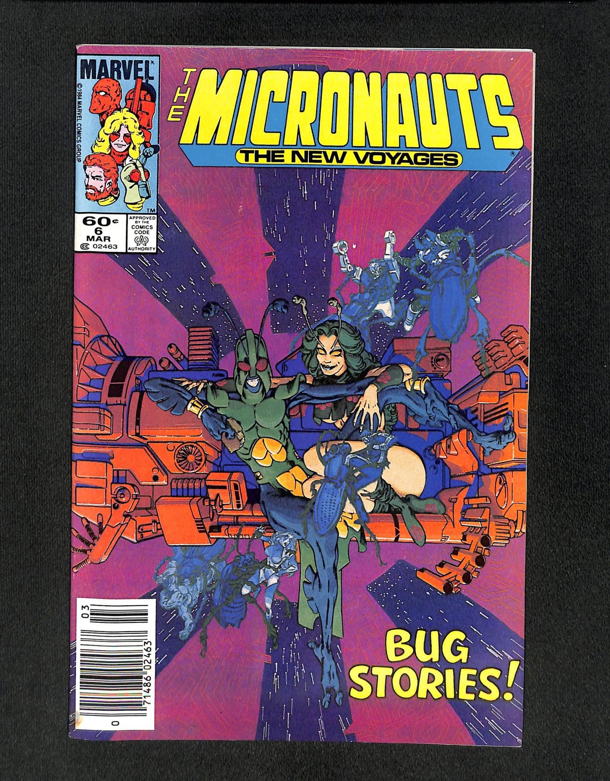 Micronauts #6 Newsstand Variant Marvel 1985