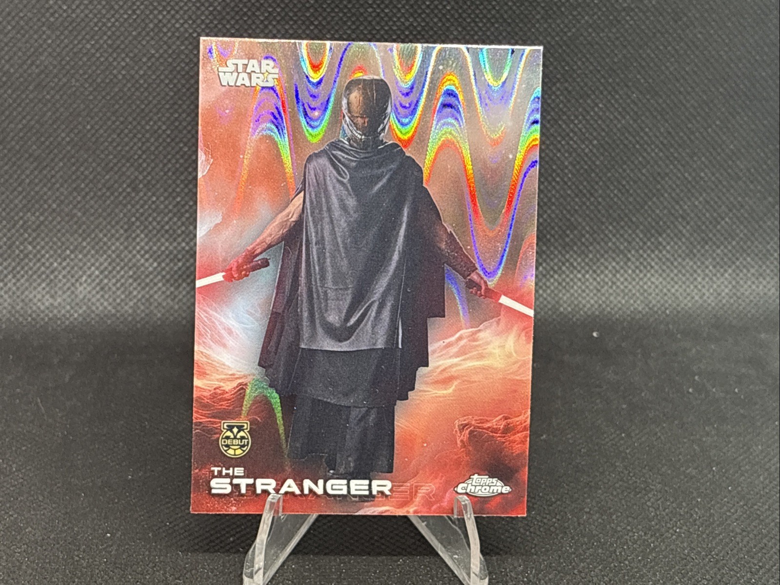 2025 Topps Chrome Star Wars #182 The Stranger RayWave Refractor