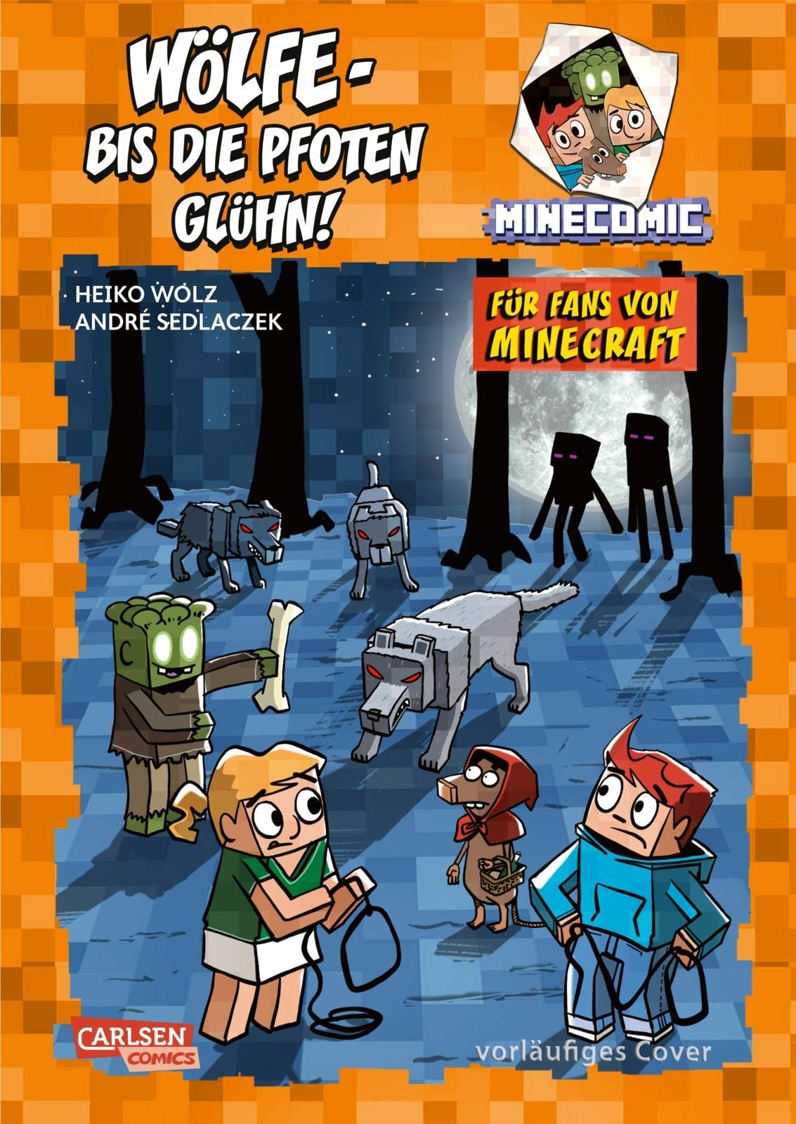 LUPI - FINO A QUANDO LE ZAMPE BRILLANO! - UN FUMETTO PER I FAN DI MINECRAFT PREORDER 27.10.