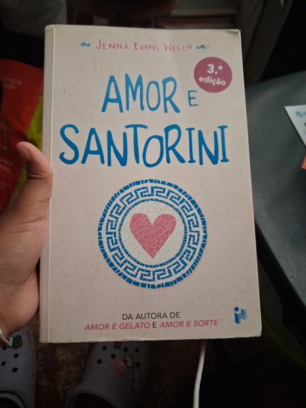 Livro Amor e Santorini
