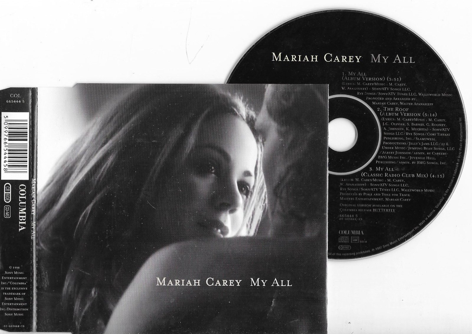 MARIAH CAREY - my all   -  cd - 3 tracks