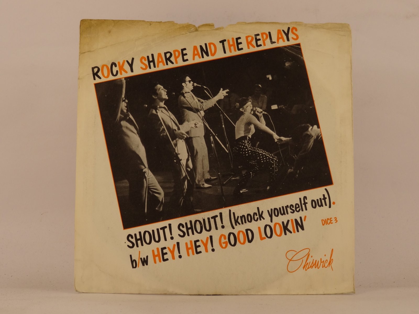 ROCKY SHARPE AND THE REPLAYS SHOUT SHOUT (KNOCK YOURSELF OUT) (99) 2 Track 7" Si