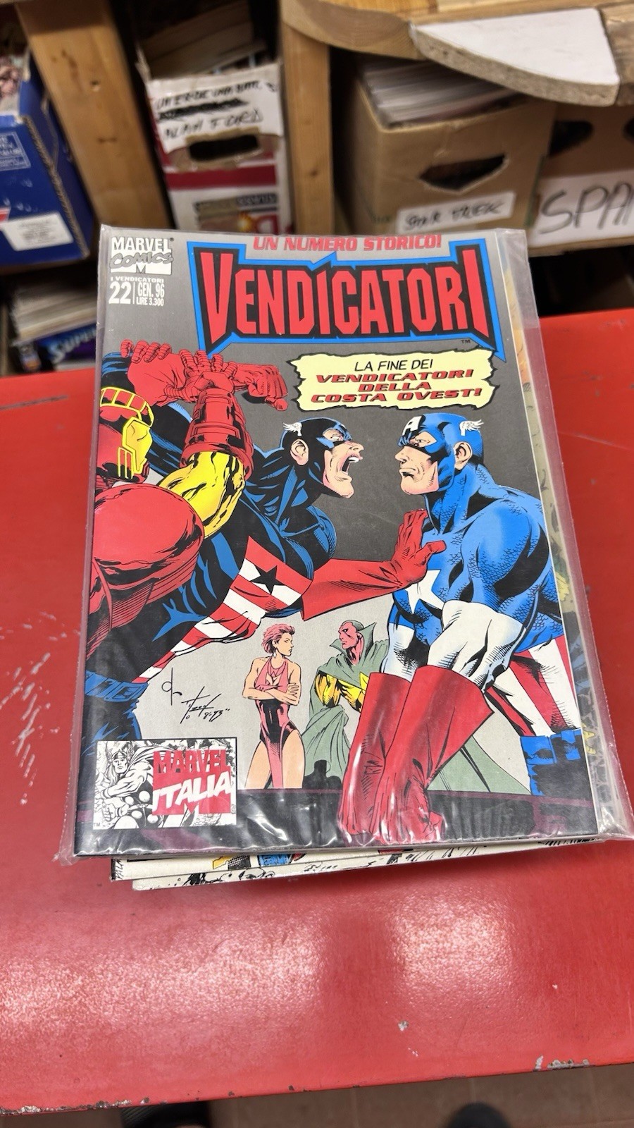 Marvel Italia Vendicatori n.22 1996 Un nuovo costume Iron Man Captain America