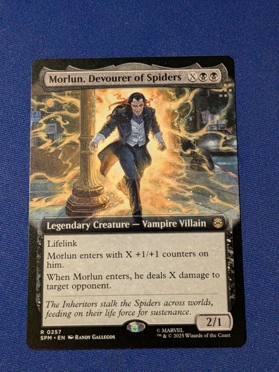 Morlun, Divoratore di Ragni (Extended Art) Marvel's Spider-Man #257 quasi nuovo MTG