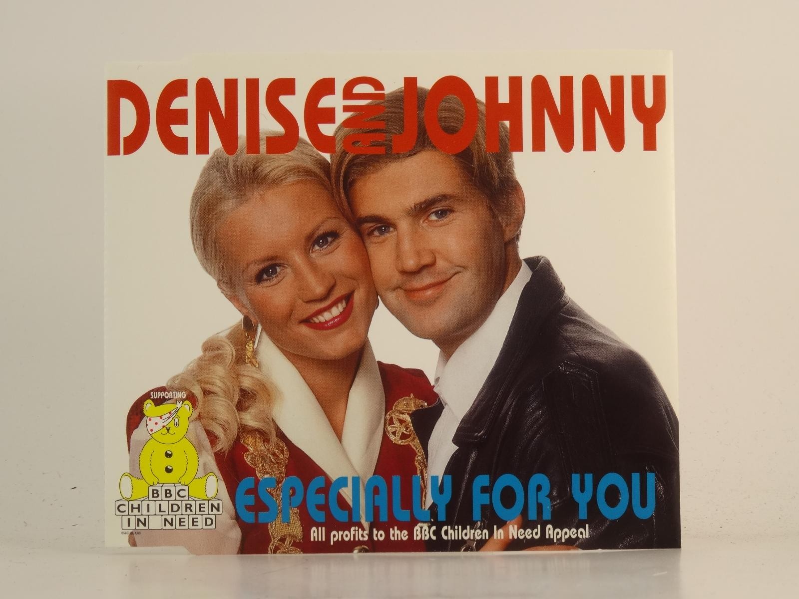 DENISE AND JOHNNY ESPECIALLY FOR YOU (H1) 2 Track CD Single plus Picture Sleeve 