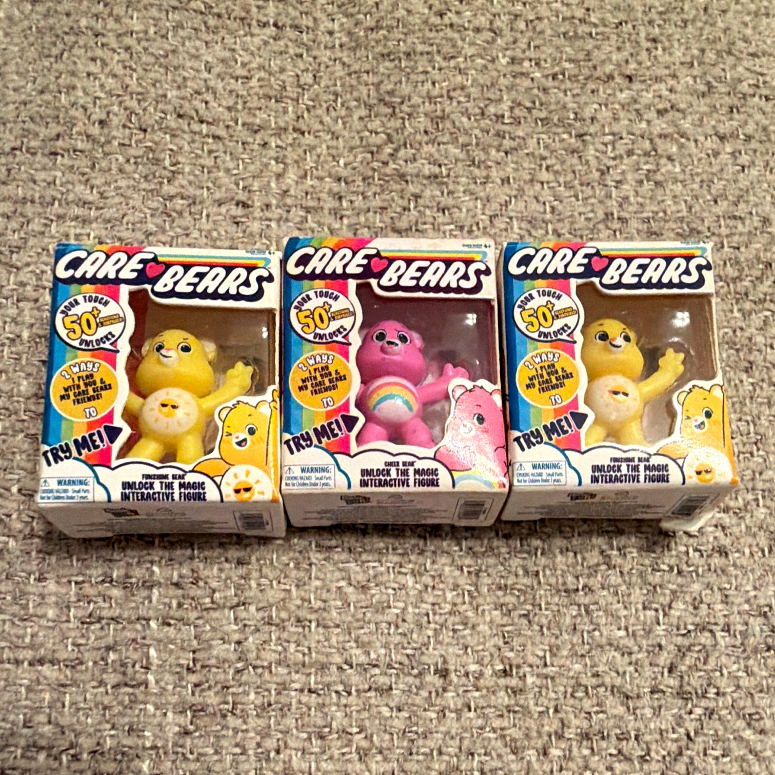 Care Bears Interactive Funshine Bear & Cheer Bear Action Figure Set