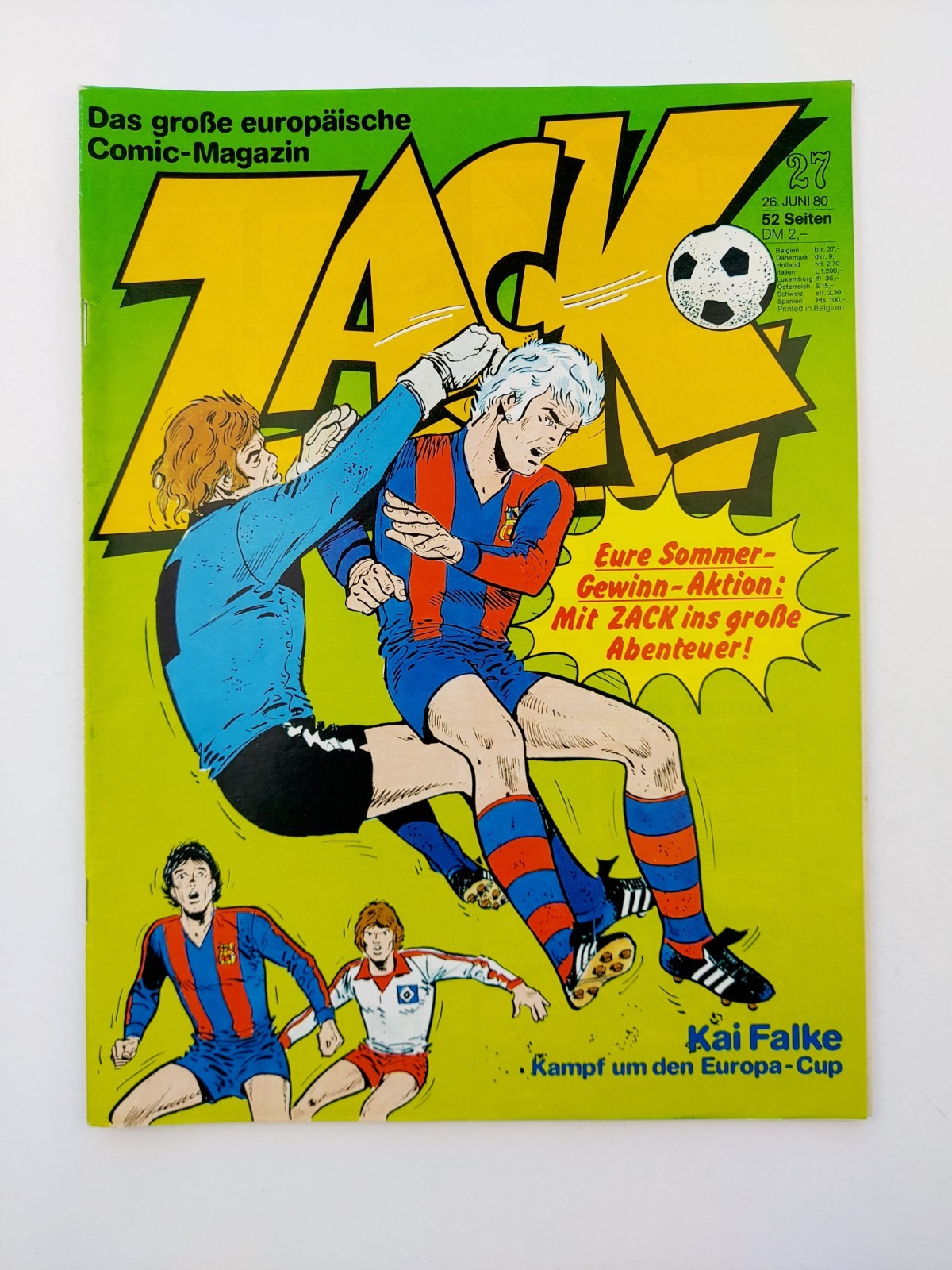 Corallo fumetto - Zack n.27 / 1980 (con calendario Zag) ottime condizioni / Z1