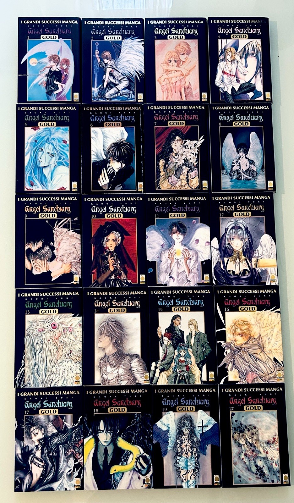 Planet Manga Angel Sanctuary Gold Deluxe completa 1-20 Kaori Yuki manga ITA