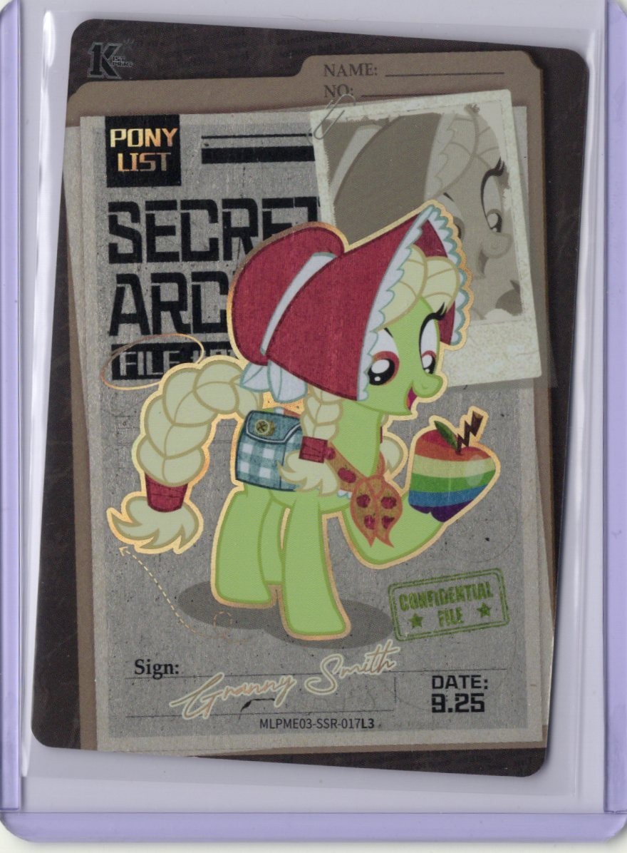 Scheda My Little Pony Granny Smith (SSR) 2026 MLPME03-SSR-017L3