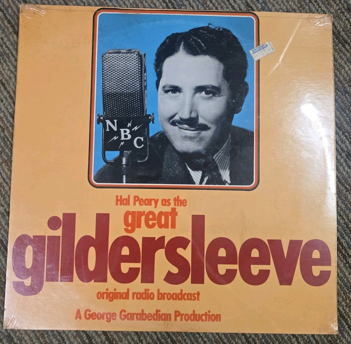Hal Peary as the Great Gildersleeve - Original Radio Broadcast - Vinyl LP - NEW