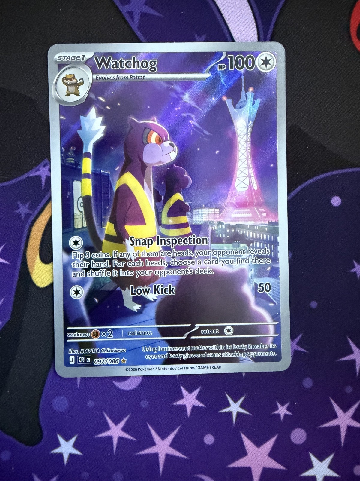 Watchog - 097/086 - ME04: Chaos Rising (CRI) - NM, English