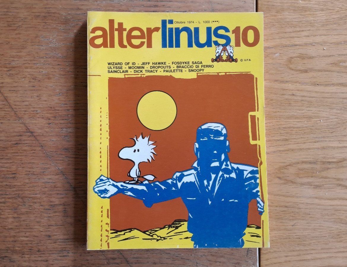 "AlterLinus" n.10, ottobre 1974,  Milano Libri Edizioni, con Wizard of Id ecc.