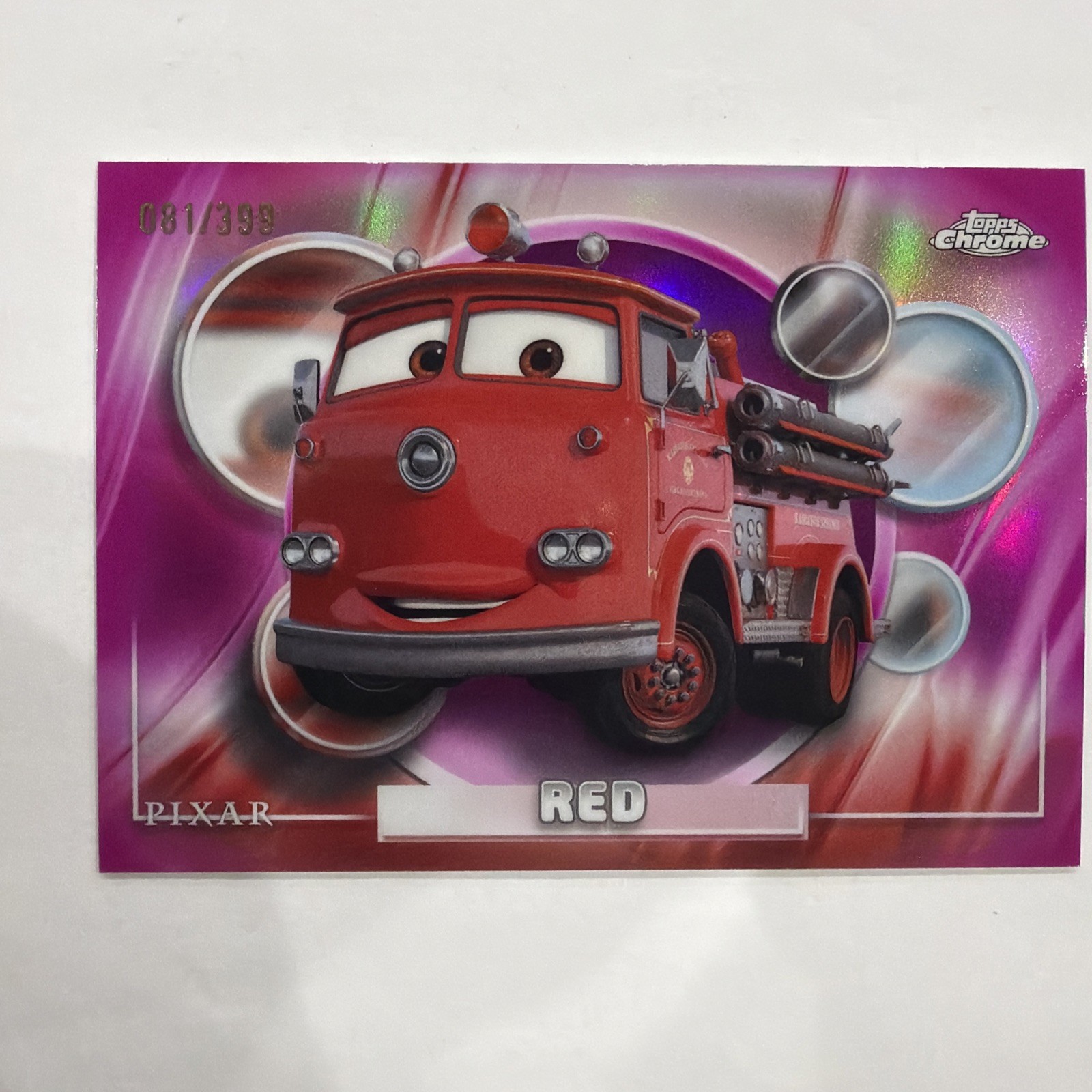 2026 Topps Chrome Cars Rosso #24 081/399