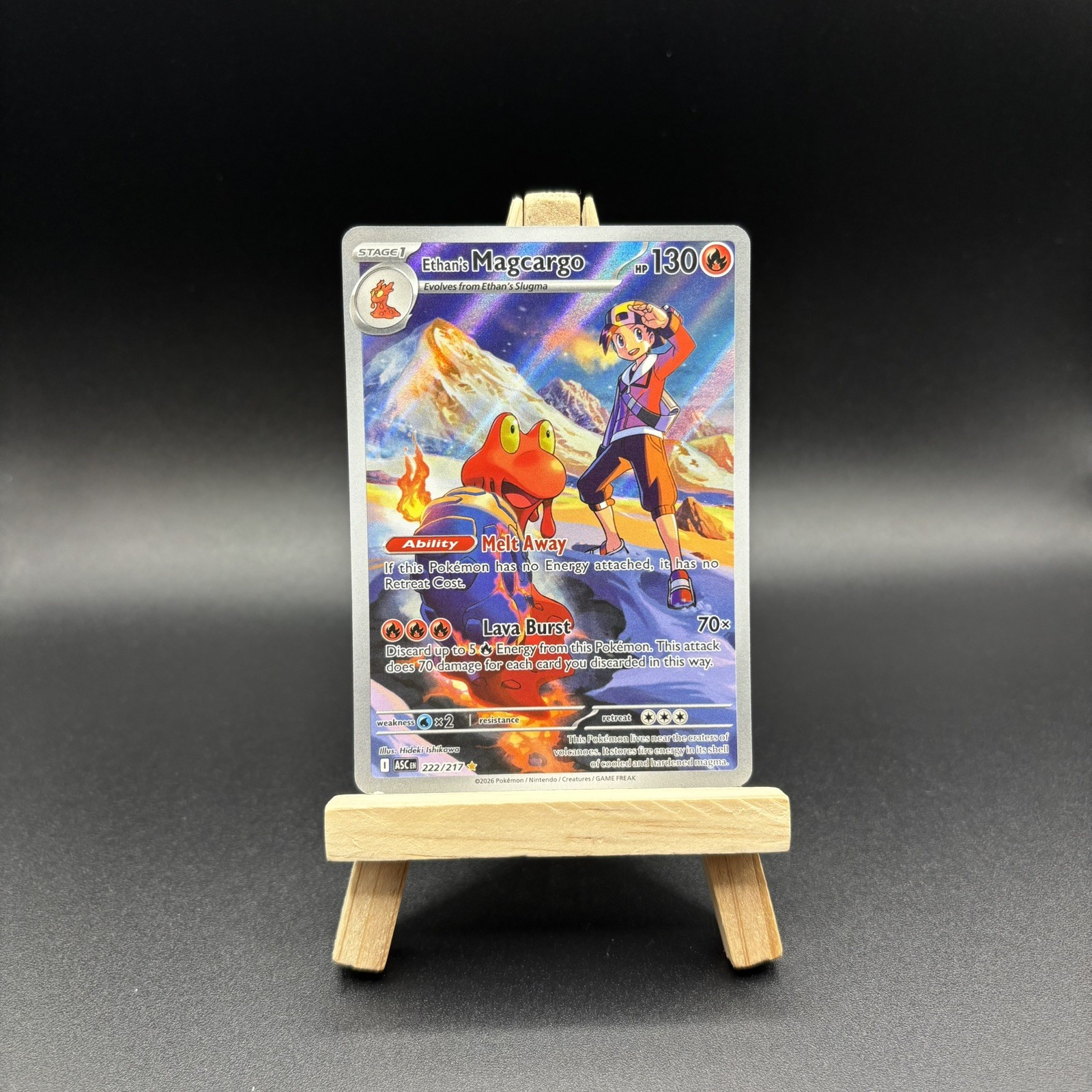 Ethan’s Magcargo 222/217 - Pokemon Ascended Heroes - Illustration Rare