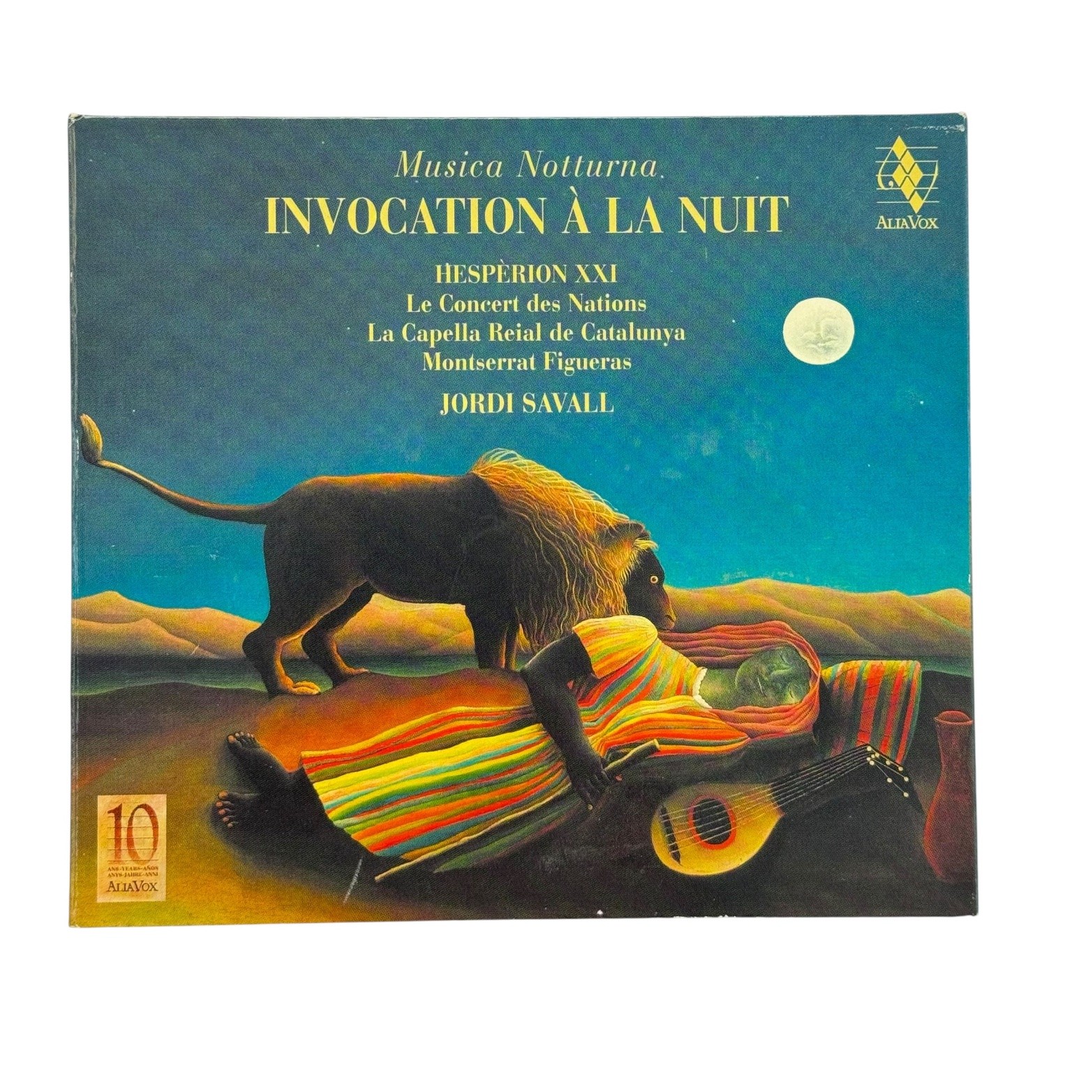 Musica Notturna Invocation à la Nuit Hespèrion XXI Jordi Savall 2CD Alia Vox Box