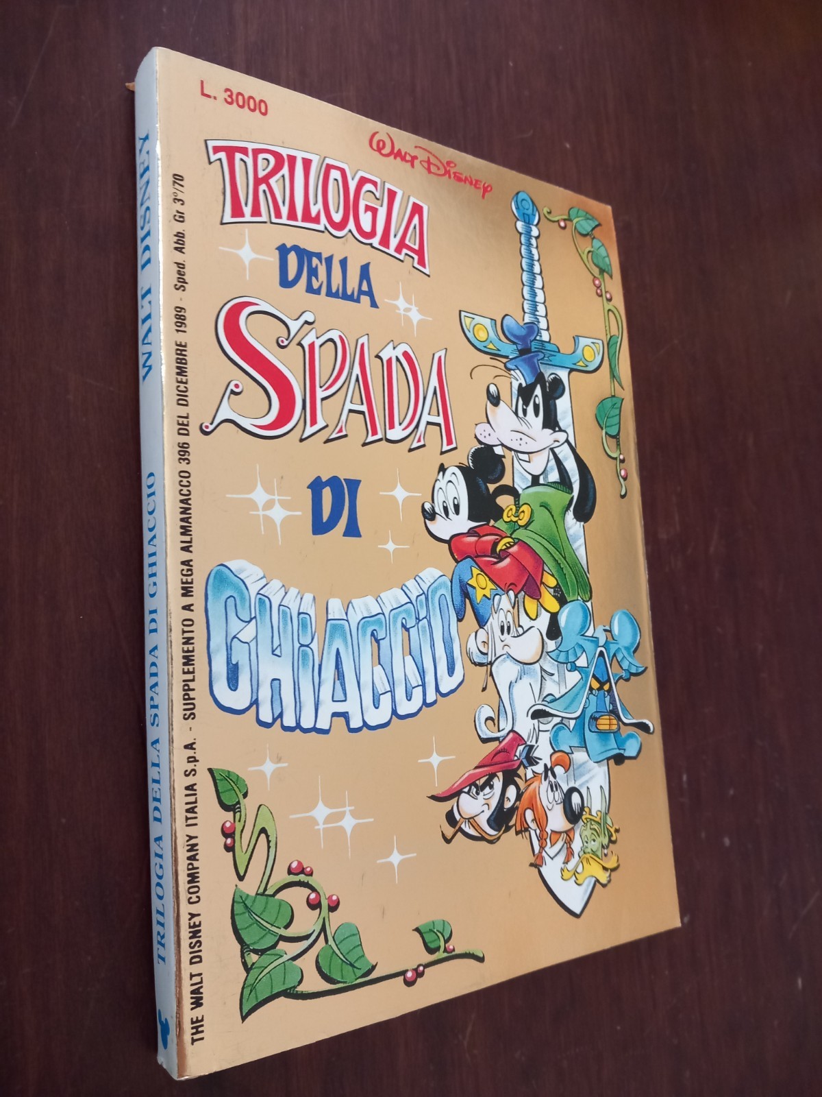 B6714 TRILOGIA DELLA SPADA DI GHIACCIO SUPPL. A MEGA ALMANACCO 396 1989 OTTIMO
