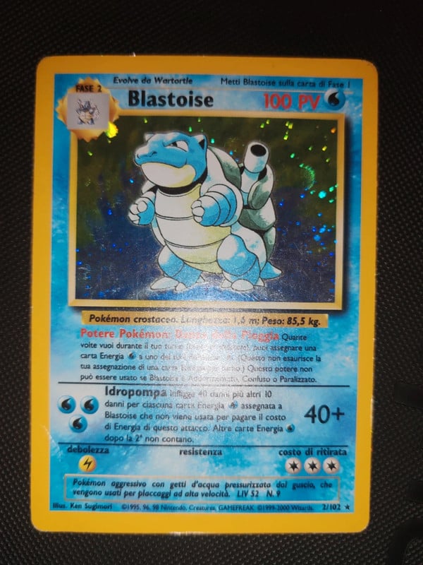 Blastoise set base holo