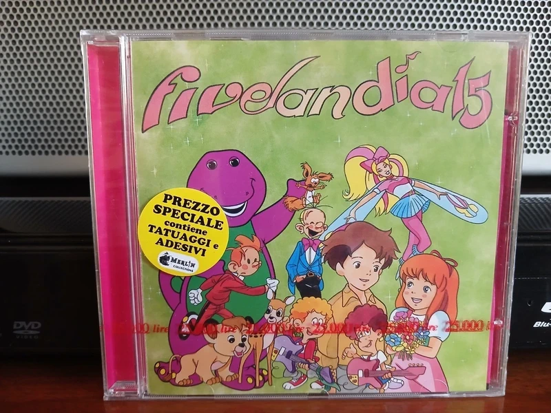 Cd Cristina D'avena Fiavelandia 15 Sigillato Con Tatuaggi Rti 1997