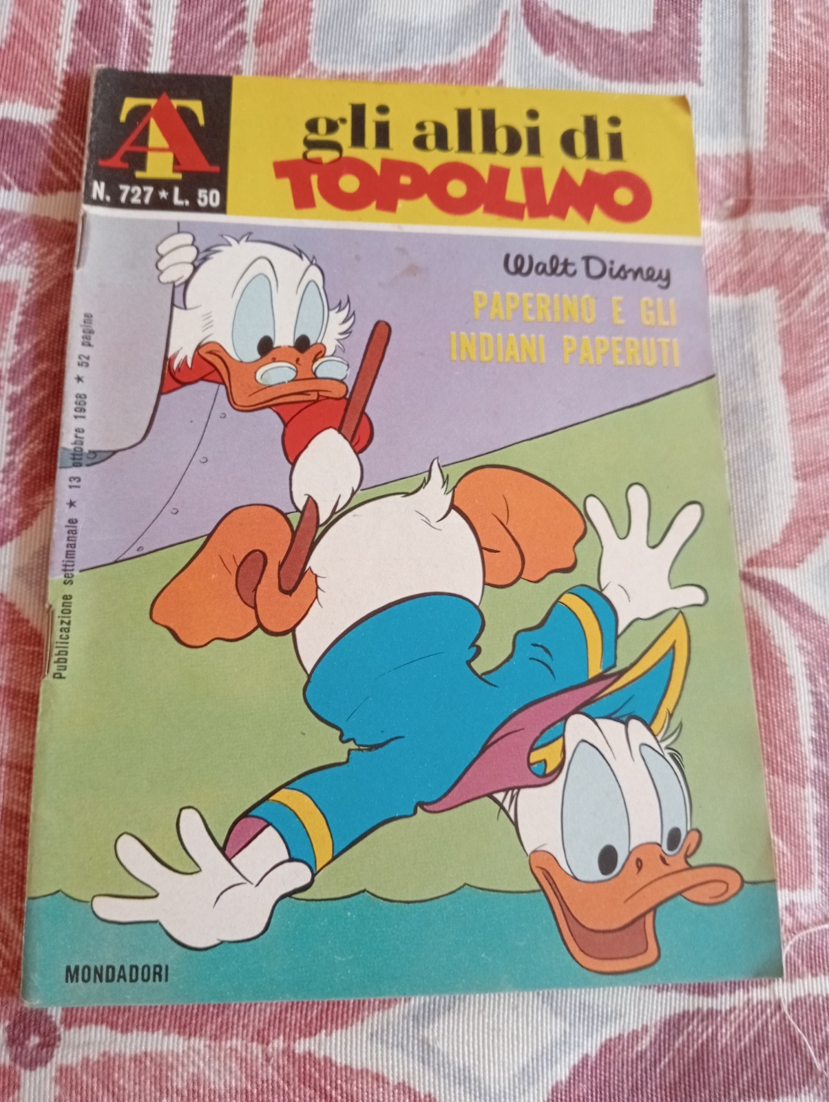 ALBI DI TOPOLINO N. 727 Mondadori 1968 MONDADORI CON BOLLINO
