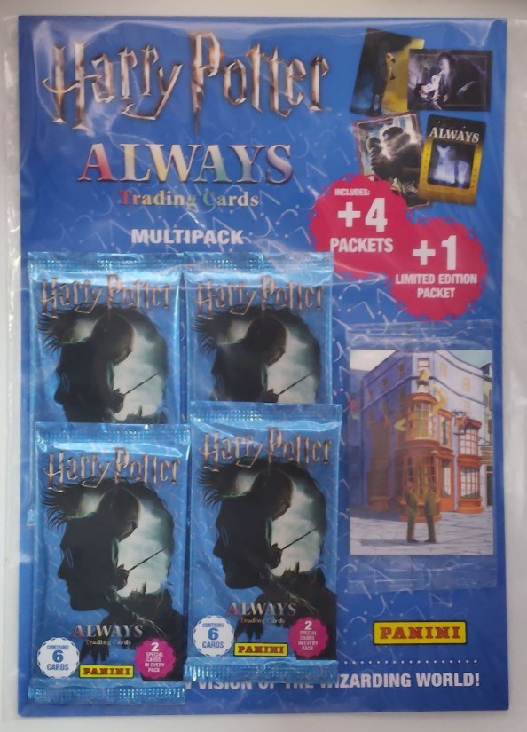 Panini Harry Potter Always Multipack: 27 trading cards  inc JOKE SHOP Ltd Ed