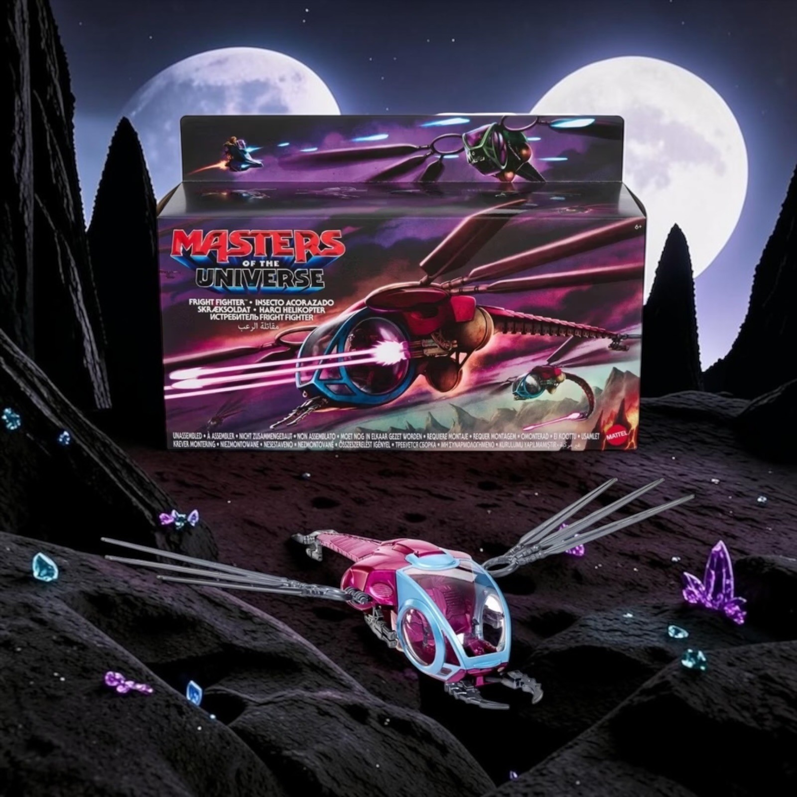 Mattel Masters of the Universe Origins Fright Fighter veicolo orda del male nuovo