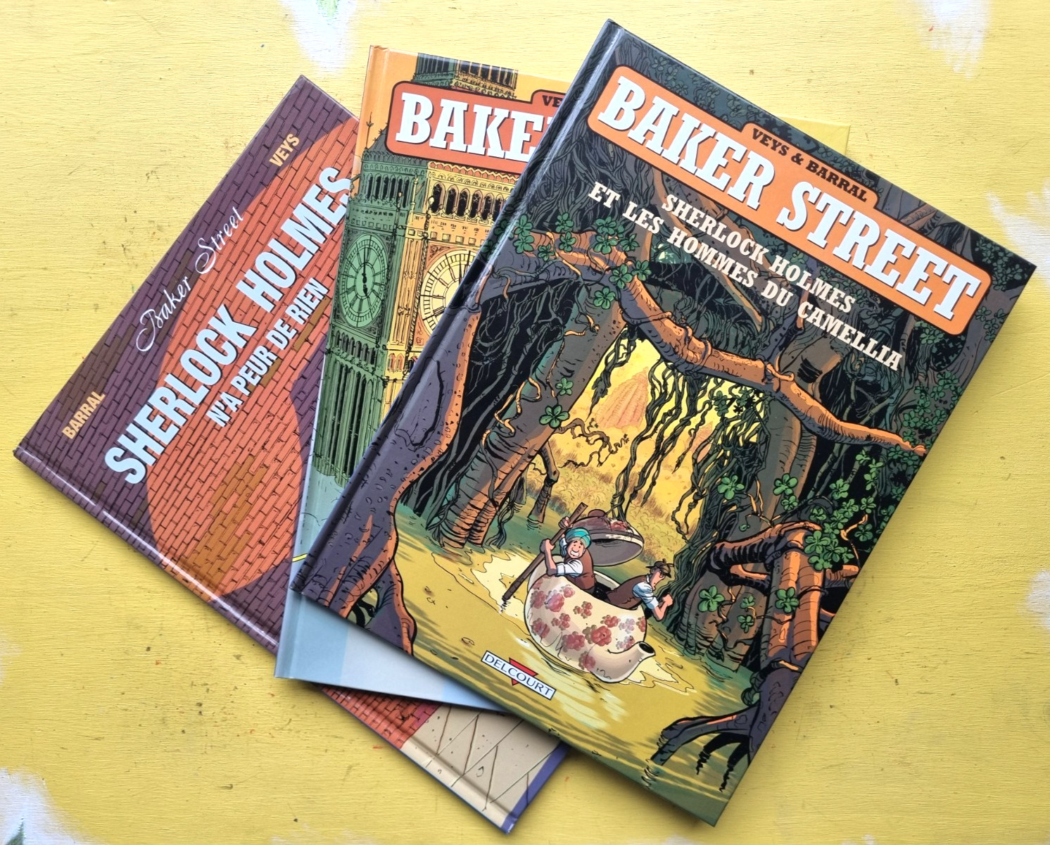 BD BAKER STREET tomes 1 ,2 ET 3 2002 Barral Veys NEUF (F2GH25