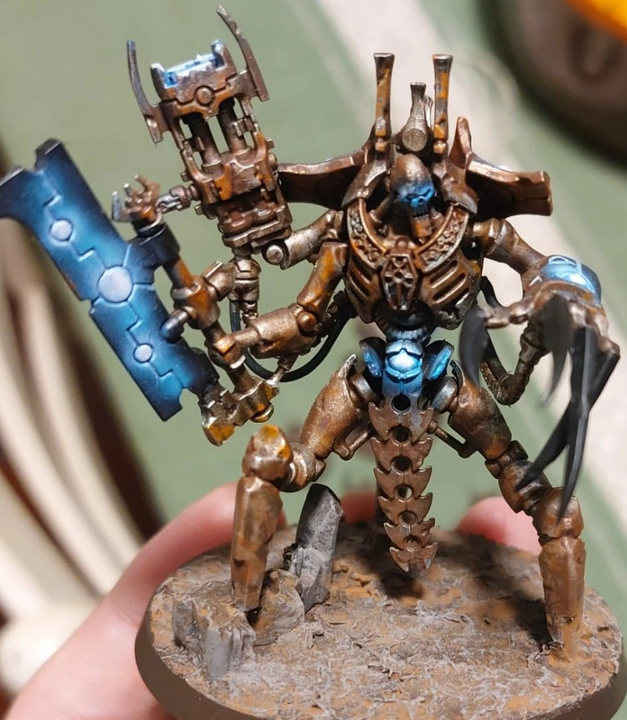 warhammer 40000 necrons Seigneur Skorpekh peinte #6