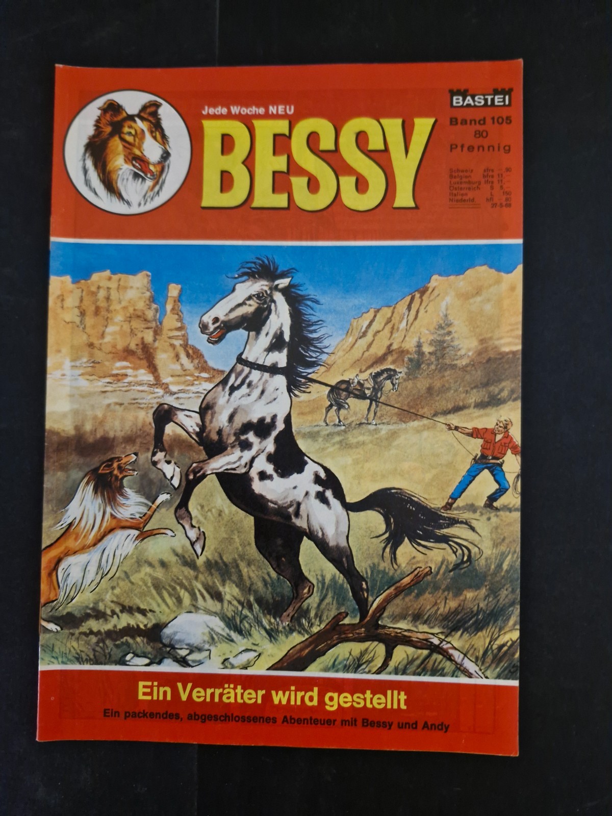 Fumetto Bessy n.105 (Bastei 1ª Edizione) Z0-1/1 condizioni da collezione
