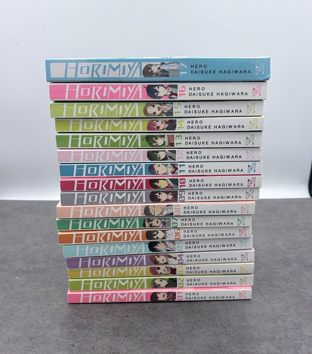 Horimiya Manga Volumi 1-17 Inglese Autentico Yen Press Nuovo Set Completo