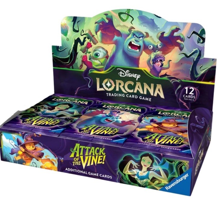 Disney Lorcana TCG: Attack of the Vine! Booster Box 24 Booster Packs Ships 7/24
