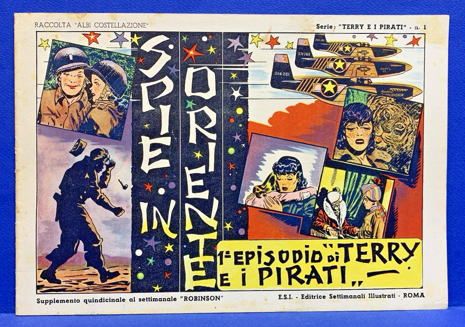 Albi Costellazione serie TERRY E I PIRATI Completa 1 - 2 - 3 E.S.I. 1946 ottima