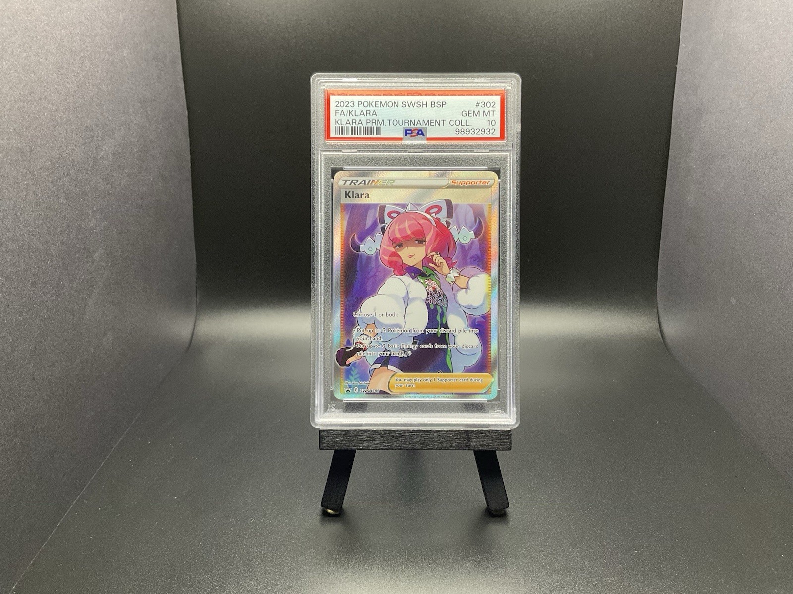 PSA 10 | Klara SWSH302 | Full Art | Pokemon ENG | Gem Mint | 2023