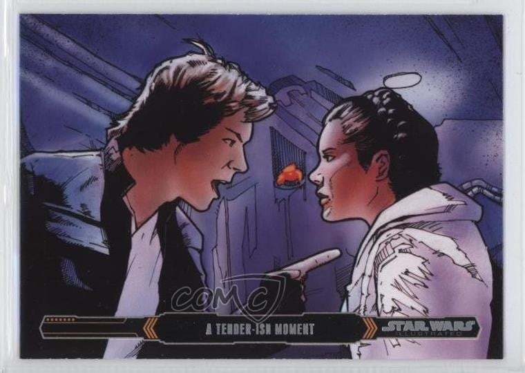 2015 Topps Star Wars Illustrated: L'impero colpisce ancora Han Solo #16 p9d