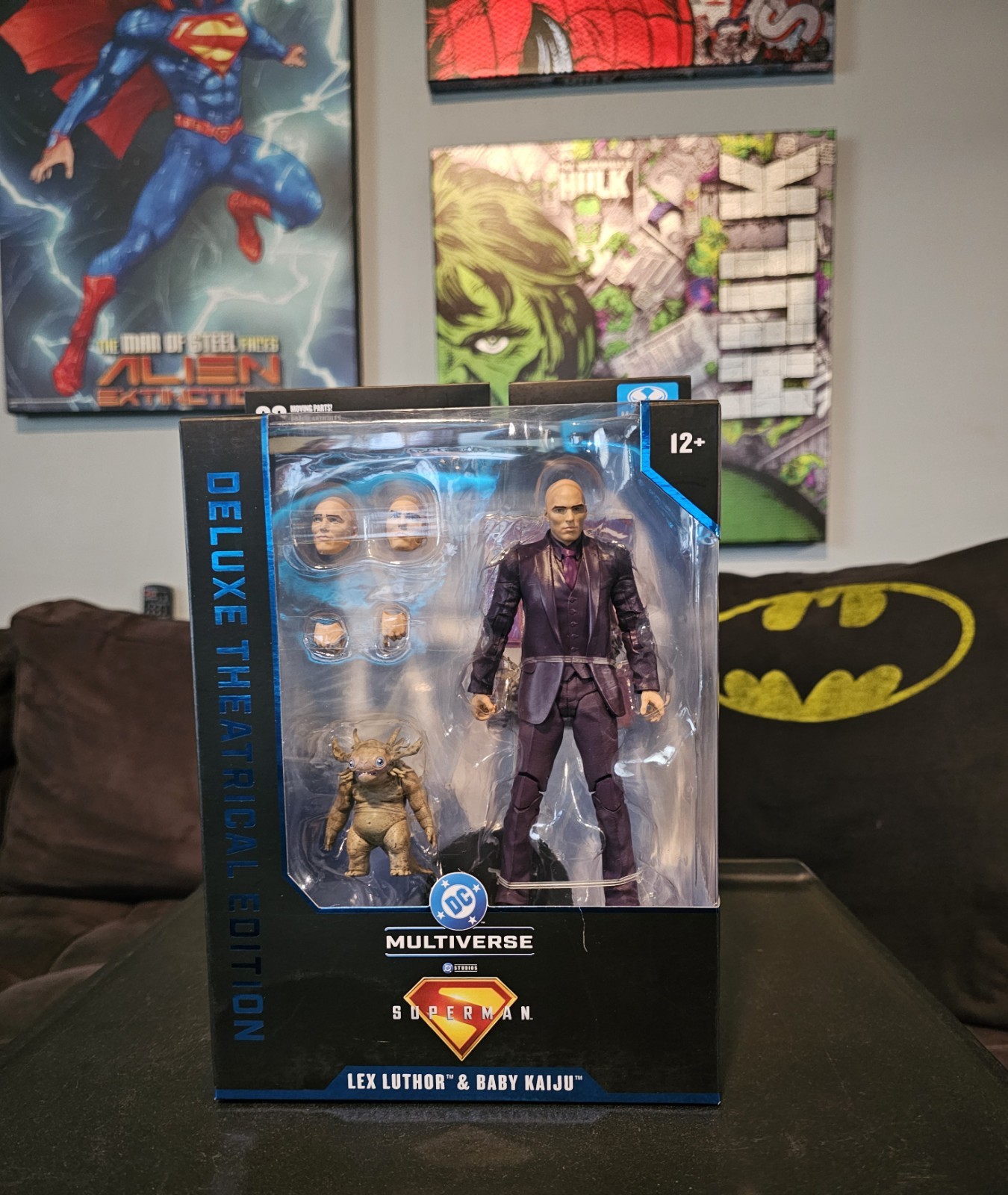 McFarlane DC Superman Movie Deluxe Theatrical Lex Luthor & Kaiju BRAND NEW