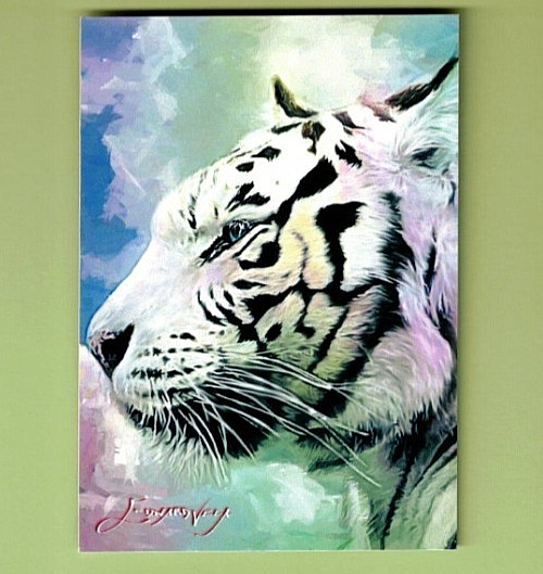 White Tiger 2019 Edward Vela ACEO #2 artista firmato #d/50 E971