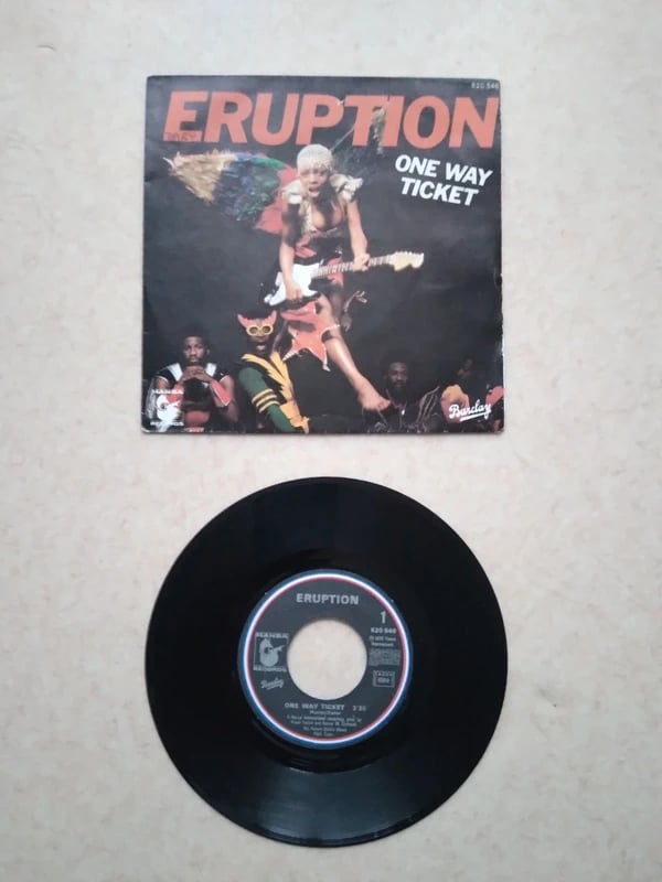 Vinyle 45 tours éruption
