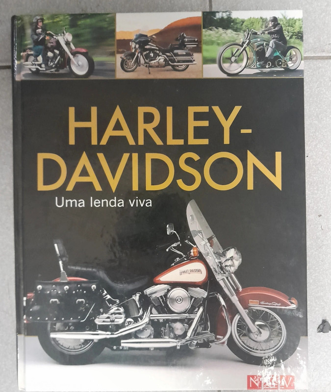 Livro " harley Davidson  uma lenda viva