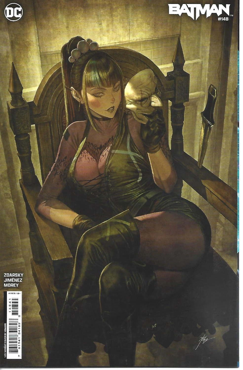 BATMAN #148 1:25 HOMARE VARIANTE DC COMICS 2024 NUOVO MAI LETTO IMBALLATO E IMBARCATO
