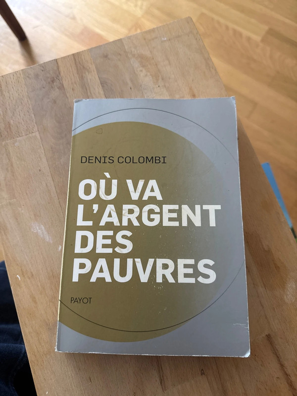 Ou va l’argent des pauvres - Denis Colombi