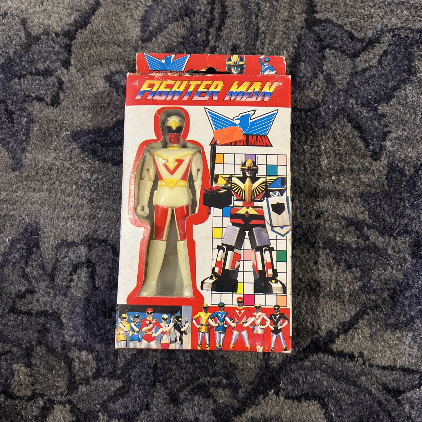 DX Completo Combinazione Fighter Man Power Ranger Bootleg Rosso