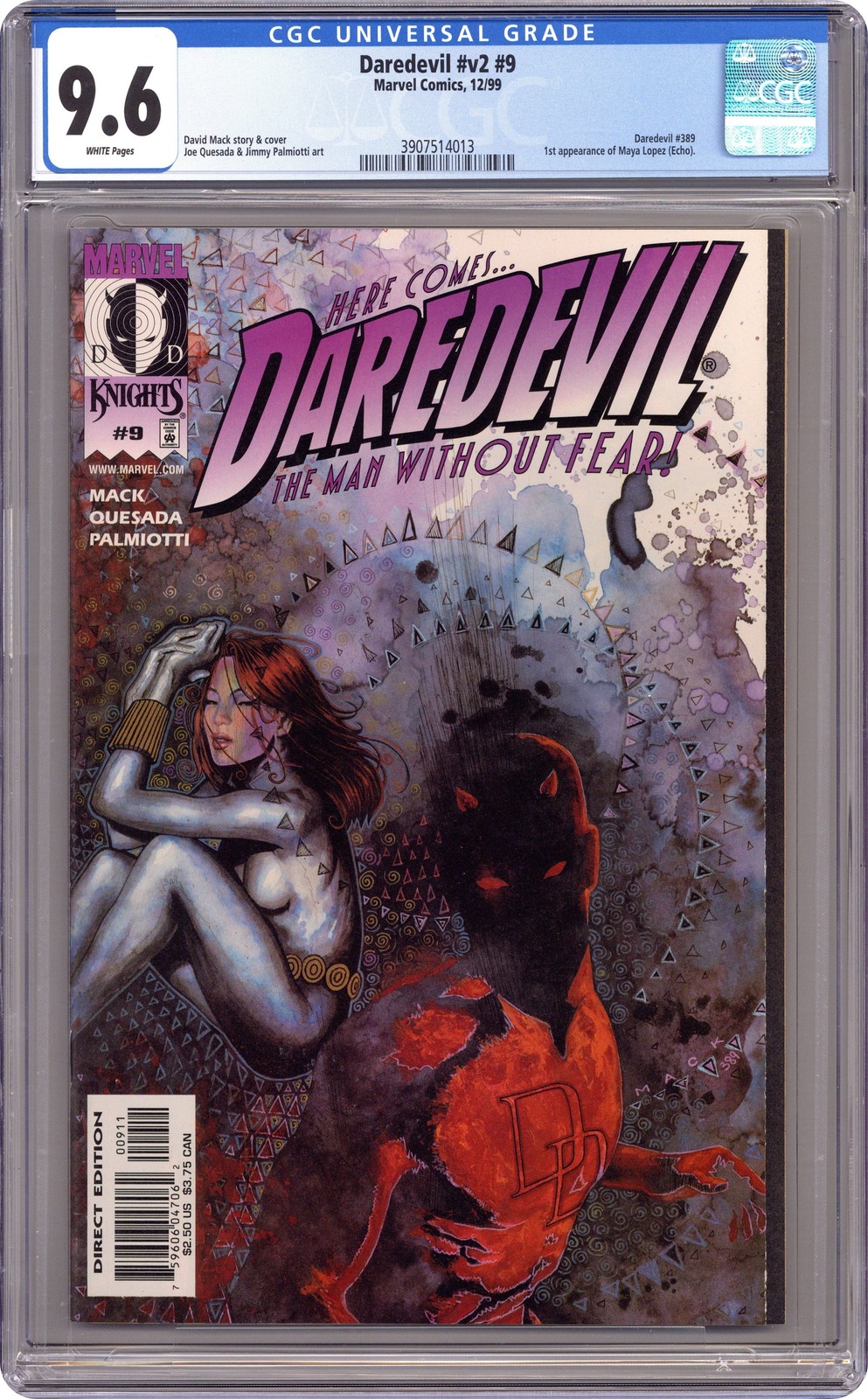 Daredevil #9D CGC 9.6 1999 3907514013 1° App. Maya Lopez come Eco